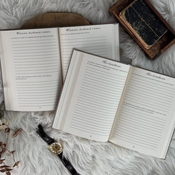 Zestaw książek wspomnień dla babci i dziadka – prezent na rocznicę lub święta (Gallery Image 1)